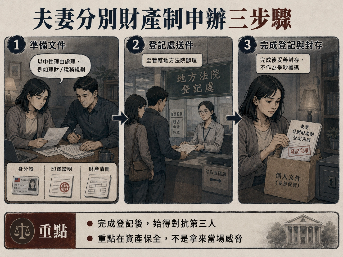 separate-property-system-court-filing-steps
